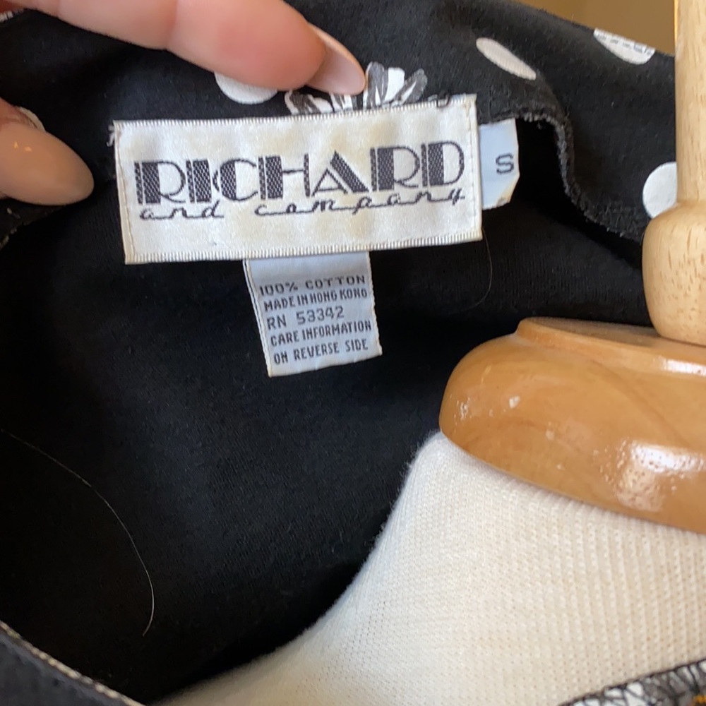 Vintage Richard and company daisy polka dot shirt - Picture 9 of 10